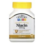 Заказать 21st Century Niacin 250 мг 110 таб