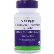 Заказать Natrol Cinnamon, Chromium & Biotin 60 таб