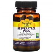 Заказать Country Life Resveratrol Plus 60 вег капс