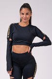 Заказать Nebbia Топ С Длинным Рукавом Honey Bunny Crop 821 (Black)